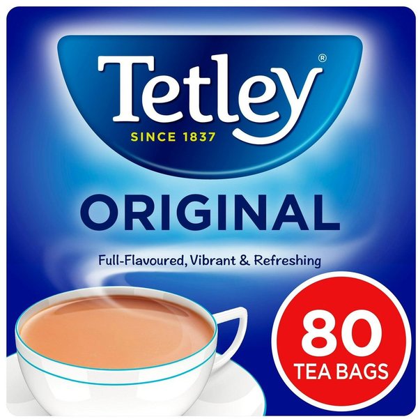 Tetley 80 Tea Bags (250g)