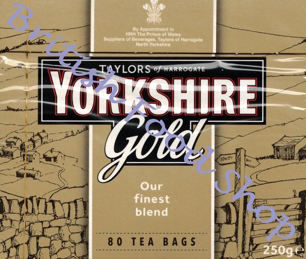 Taylors of Harrogate Yorkshire Gold 80 Tea Bags (250g)