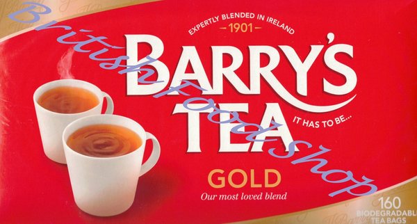 Barry's Tea Gold Blend 160 Tea Bags (500g)