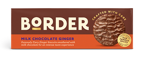 Border Biscuits Milk Chocolate Ginger 150g - Ausverkauf